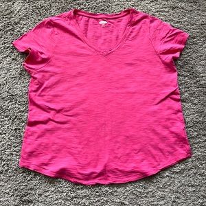 Old Navy Pink Vneck T-Shirt